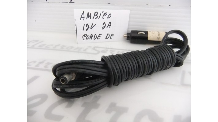 Ambico cable 12vdc 2A
